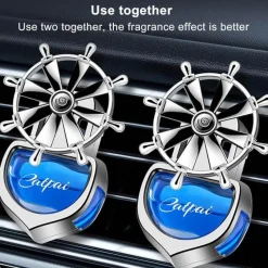 Wild u0026 Free Gear Autozubehör|Automobilindustrie-Rotierender Auto-Lufterfrischer – Aromatherapie-Duftdiffusor für die Autolüftung