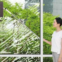 Tranquil Waters Badezimmer-Rotierender Fensterwischer – Werkzeug mit großer Reichweite für einfaches Reinigen