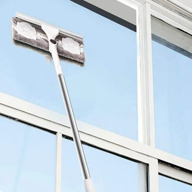 Tranquil Waters Badezimmer-Rotierender Fensterwischer – Werkzeug mit großer Reichweite für einfaches Reinigen