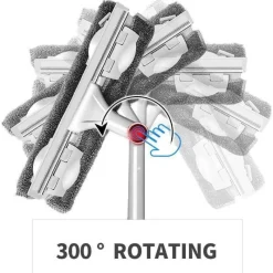 Tranquil Waters Badezimmer-Rotierender Fensterwischer – Werkzeug mit großer Reichweite für einfaches Reinigen