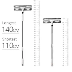Tranquil Waters Badezimmer-Rotierender Fensterwischer – Werkzeug mit großer Reichweite für einfaches Reinigen