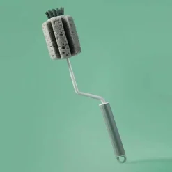 The Cozy Mug Küche & Esszimmer-Rotierender Flaschenglasreiniger mit langem Griff