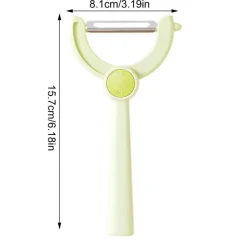 The Culinary Kit Küche & Esszimmer-Rotierender Gemüse- und Obstschäler – einfach zu verwendendes Küchenwerkzeug