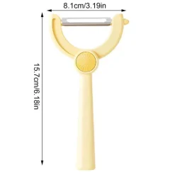 The Culinary Kit Küche & Esszimmer-Rotierender Gemüse- und Obstschäler – einfach zu verwendendes Küchenwerkzeug