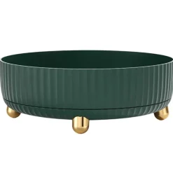 The Decor Haven Küche & Esszimmer-Rotierendes Gewürzregal – 360-Grad-Küchen-Organizer