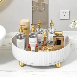 The Decor Haven Küche & Esszimmer-Rotierendes Gewürzregal – 360-Grad-Küchen-Organizer