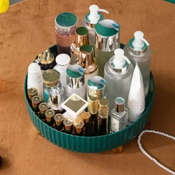 The Decor Haven Küche & Esszimmer-Rotierendes Gewürzregal – 360-Grad-Küchen-Organizer