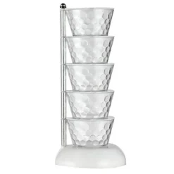 Space Savvy Küche & Esszimmer-Rotierendes Gewürzregal – Mehrschichtiger Gewürz-Organizer