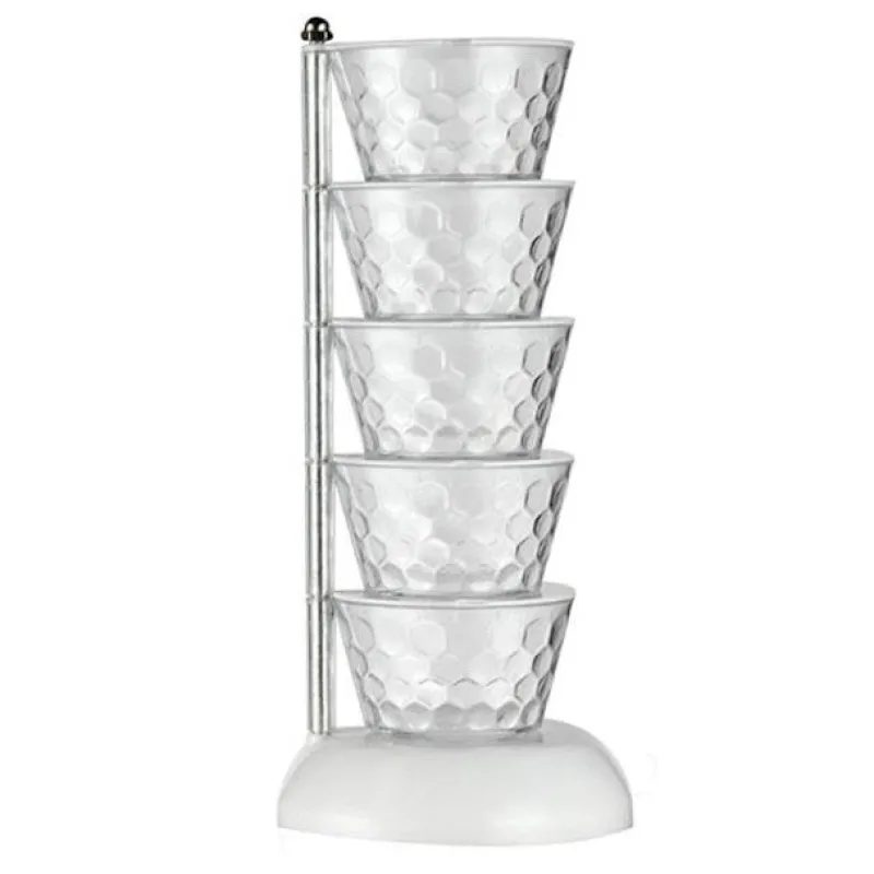 Space Savvy Küche & Esszimmer-Rotierendes Gewürzregal – Mehrschichtiger Gewürz-Organizer