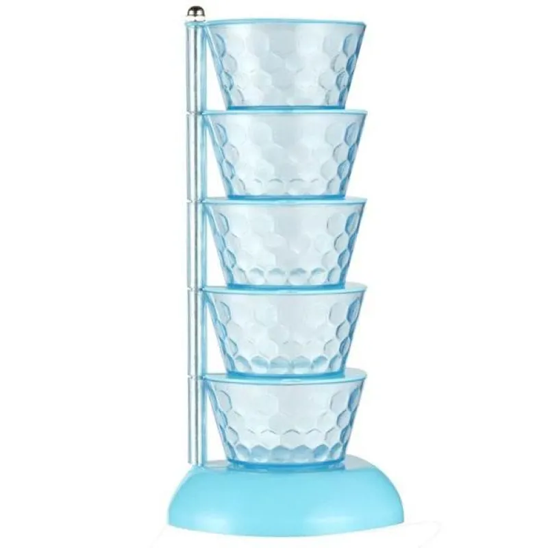 Space Savvy Küche & Esszimmer-Rotierendes Gewürzregal – Mehrschichtiger Gewürz-Organizer