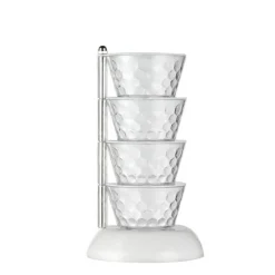 Space Savvy Küche & Esszimmer-Rotierendes Gewürzregal – Mehrschichtiger Gewürz-Organizer