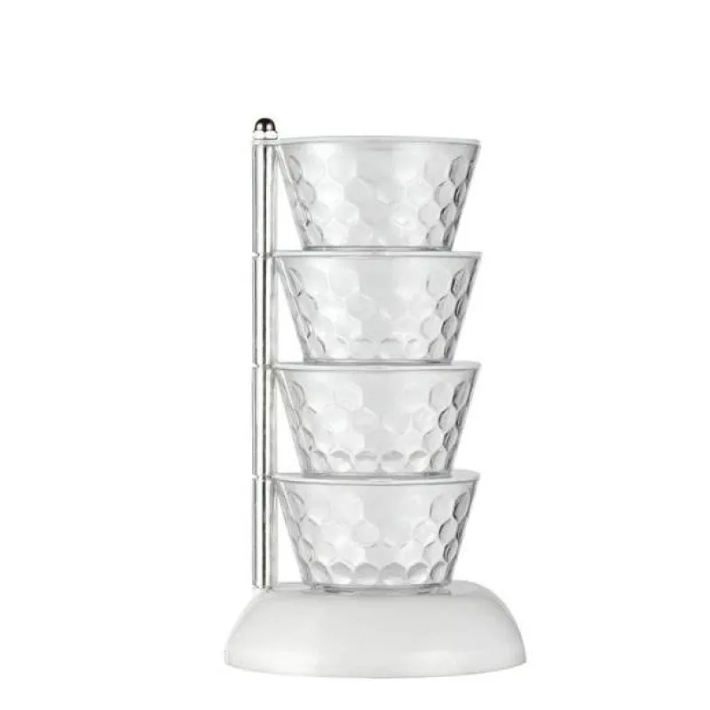 Space Savvy Küche & Esszimmer-Rotierendes Gewürzregal – Mehrschichtiger Gewürz-Organizer