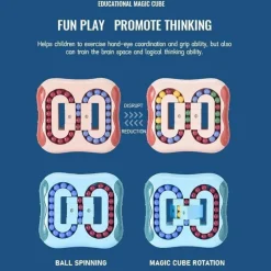 The Decor Haven Babyspielzeug-Rotierendes Stressabbau-Spielzeug – Kreatives, intelligentes Spielzeug