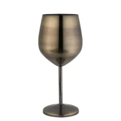 Tom Küche & Esszimmer-Rotweinkelch aus Edelstahl mit großem Fassungsvermögen, 500 ml, Trommelform