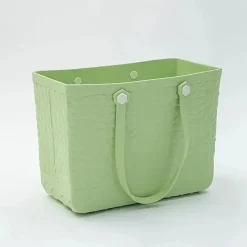 BagAura Taschen & Geldbörsen-Rubber Beach Tote Bag – Extra große Strandtasche aus Silikon für Damen