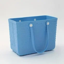 BagAura Taschen & Geldbörsen-Rubber Beach Tote Bag – Extra große Strandtasche aus Silikon für Damen