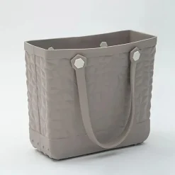 BagAura Taschen & Geldbörsen-Rubber Beach Tote Bag – Extra große Strandtasche aus Silikon für Damen