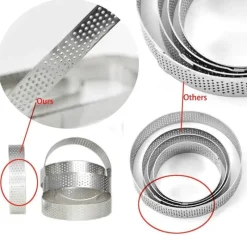 Tom Küche & Esszimmer-Runde Kuchenform aus Edelstahl – Backwerkzeug