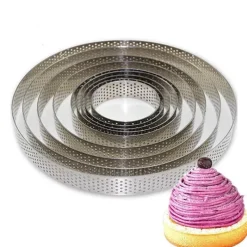 Tom Küche & Esszimmer-Runde Kuchenform aus Edelstahl – Backwerkzeug