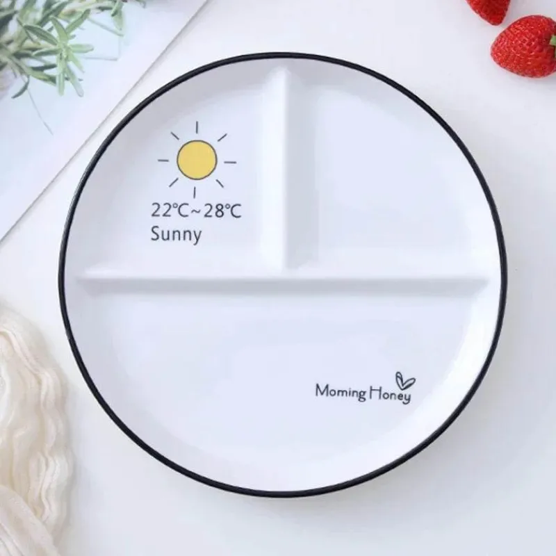 Elegance at the Table Küche & Esszimmer-Runder Gitterteller – perfekt für Solo-Mahlzeiten und Familienfrühstücke