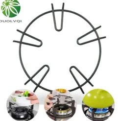 Tom Küche & Esszimmer-Runder, rutschfester Topfhalter für Gasherde – Küchen-Organizer-Gestell