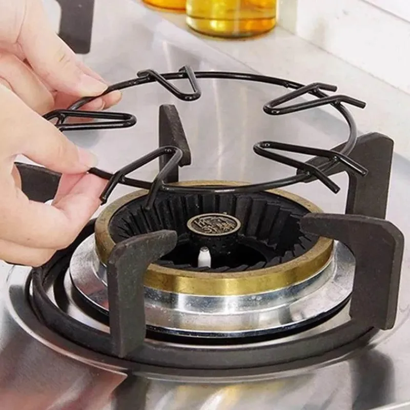Tom Küche & Esszimmer-Runder, rutschfester Topfhalter für Gasherde – Küchen-Organizer-Gestell