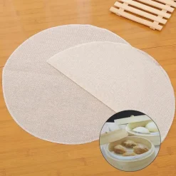 Tom Küche & Esszimmer-Rundes Dampftuch-Set – 5-teiliges Dampftuch-Set für Brötchen und Brot