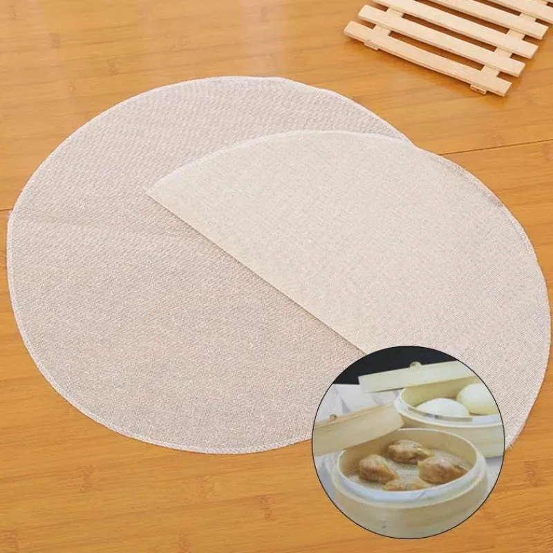 Tom Küche & Esszimmer-Rundes Dampftuch-Set – 5-teiliges Dampftuch-Set für Brötchen und Brot