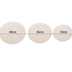 Tom Küche & Esszimmer-Rundes Dampftuch-Set – 5-teiliges Dampftuch-Set für Brötchen und Brot