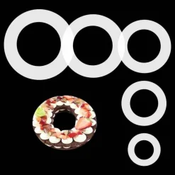 Tom Küche & Esszimmer-Rundes Kuchen-/Keksform-Set – DIY-Dessert-Dekorationswerkzeuge