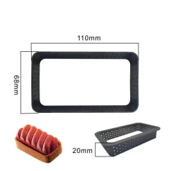 Tom Küche & Esszimmer-Rundes Tortenring-Set für französisches Gebäck, Desserts – Backformen