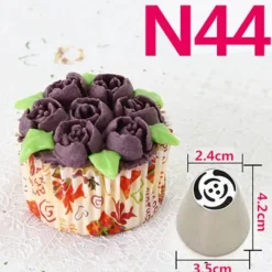 Tom Küche & Esszimmer-Russisches Tüllenset zum Dekorieren von Kuchen – Sahnespritztüllen für Desserts