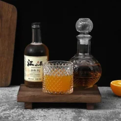 Aqua Essence Badezimmer-Rustic Oaklee Wooden Serving Tray - Decorative Platform Tray