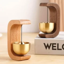 Willow u0026 Whim Gadgets Für Zuhause-Rustikale Türklingel aus Holz – Waldlied, Heimdekoration