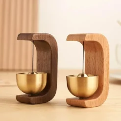 Willow u0026 Whim Gadgets Für Zuhause-Rustikale Türklingel aus Holz – Waldlied, Heimdekoration