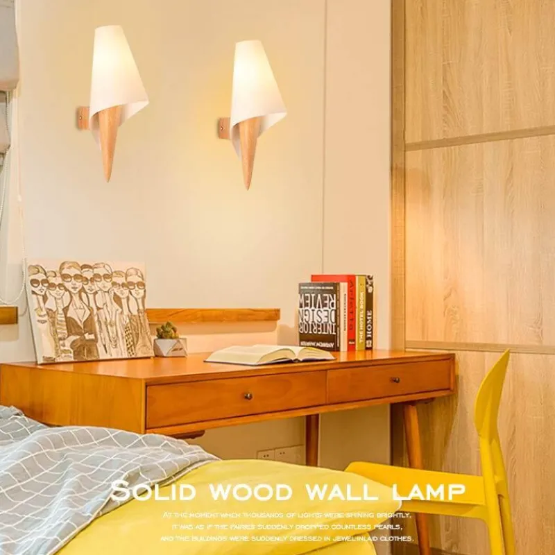 The Light Loft Beleuchtung-Rustikale Wandlampe aus Massivholz – Vintage-Beleuchtung für Zuhause