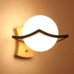 The Light Loft Beleuchtung-Rustikale Wandlampe aus Massivholz – Vintage-Beleuchtung für Zuhause