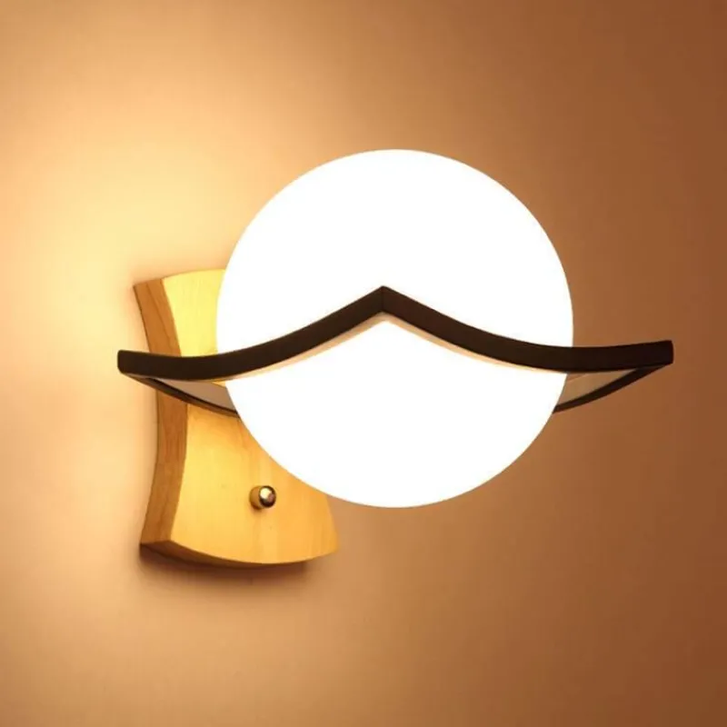 The Light Loft Beleuchtung-Rustikale Wandlampe aus Massivholz – Vintage-Beleuchtung für Zuhause