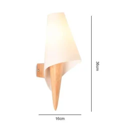 The Light Loft Beleuchtung-Rustikale Wandlampe aus Massivholz – Vintage-Beleuchtung für Zuhause