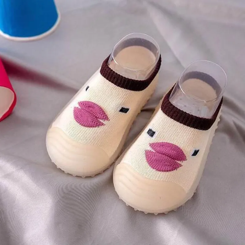 The Decor Haven Babykleidung|Babykleidung-Rutschfeste Babysocken mit Mini-Ente – süße Babyschuhe
