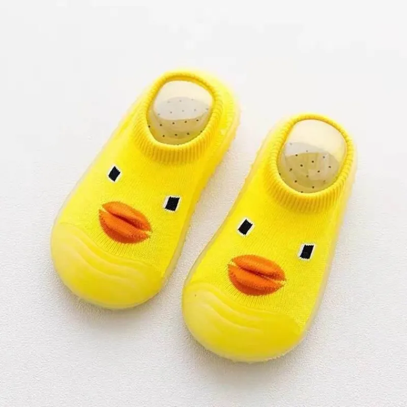 The Decor Haven Babykleidung|Babykleidung-Rutschfeste Babysocken mit Mini-Ente – süße Babyschuhe