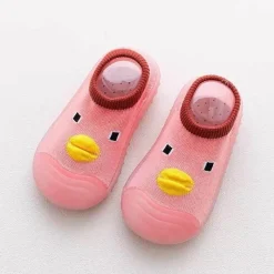 The Decor Haven Babykleidung|Babykleidung-Rutschfeste Babysocken mit Mini-Ente – süße Babyschuhe