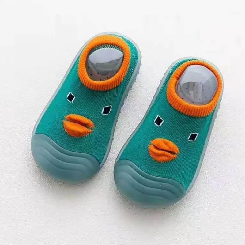The Decor Haven Babykleidung|Babykleidung-Rutschfeste Babysocken mit Mini-Ente – süße Babyschuhe