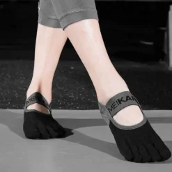 The Relaxation Nook Fitness-Gadgets|Gesundheits-Gadgets-Rutschfeste Finger-Yoga-Socken