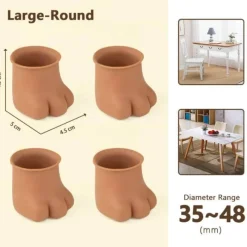 Comfort u0026 Style Gadgets Für Zuhause-Rutschfeste Möbelbeinabdeckungen für Katzenpfoten – 4er-Pack Schutzpolster