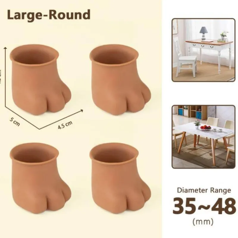 Comfort u0026 Style Gadgets Für Zuhause-Rutschfeste Möbelbeinabdeckungen für Katzenpfoten – 4er-Pack Schutzpolster