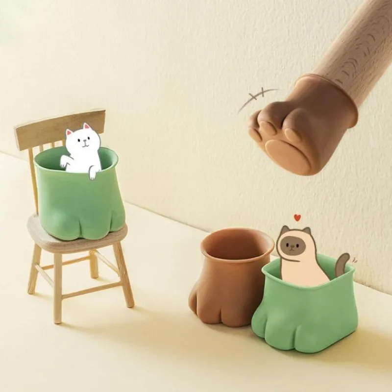 Comfort u0026 Style Gadgets Für Zuhause-Rutschfeste Möbelbeinabdeckungen für Katzenpfoten – 4er-Pack Schutzpolster