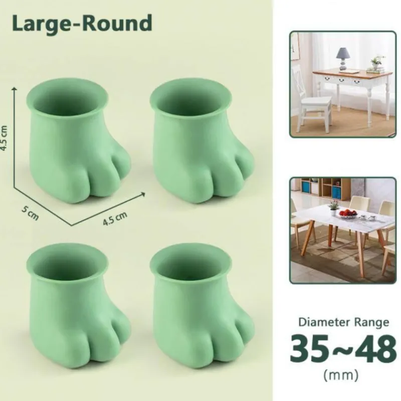 Comfort u0026 Style Gadgets Für Zuhause-Rutschfeste Möbelbeinabdeckungen für Katzenpfoten – 4er-Pack Schutzpolster