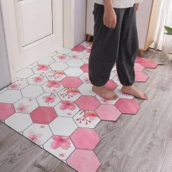 Floor u0026 Flair Boden & Teppiche-Rutschfeste nordische Sechseck-Fußmatte – staubdichte Eingangsmatte