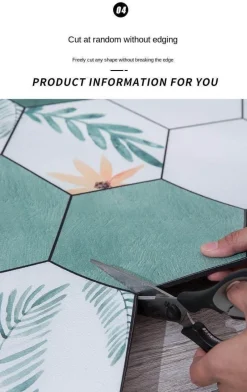 Floor u0026 Flair Boden & Teppiche-Rutschfeste nordische Sechseck-Fußmatte – staubdichte Eingangsmatte